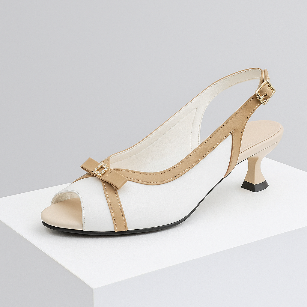Larina Bow Sling Heels
