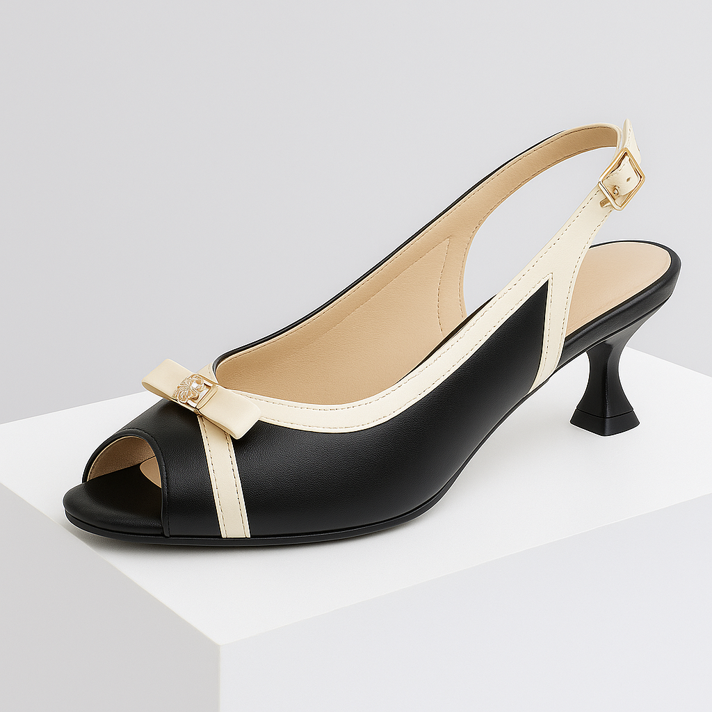 Larina Bow Sling Heels