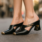 Marciana Metal Toe Heels