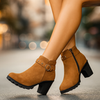 Valera Studded Block Boots