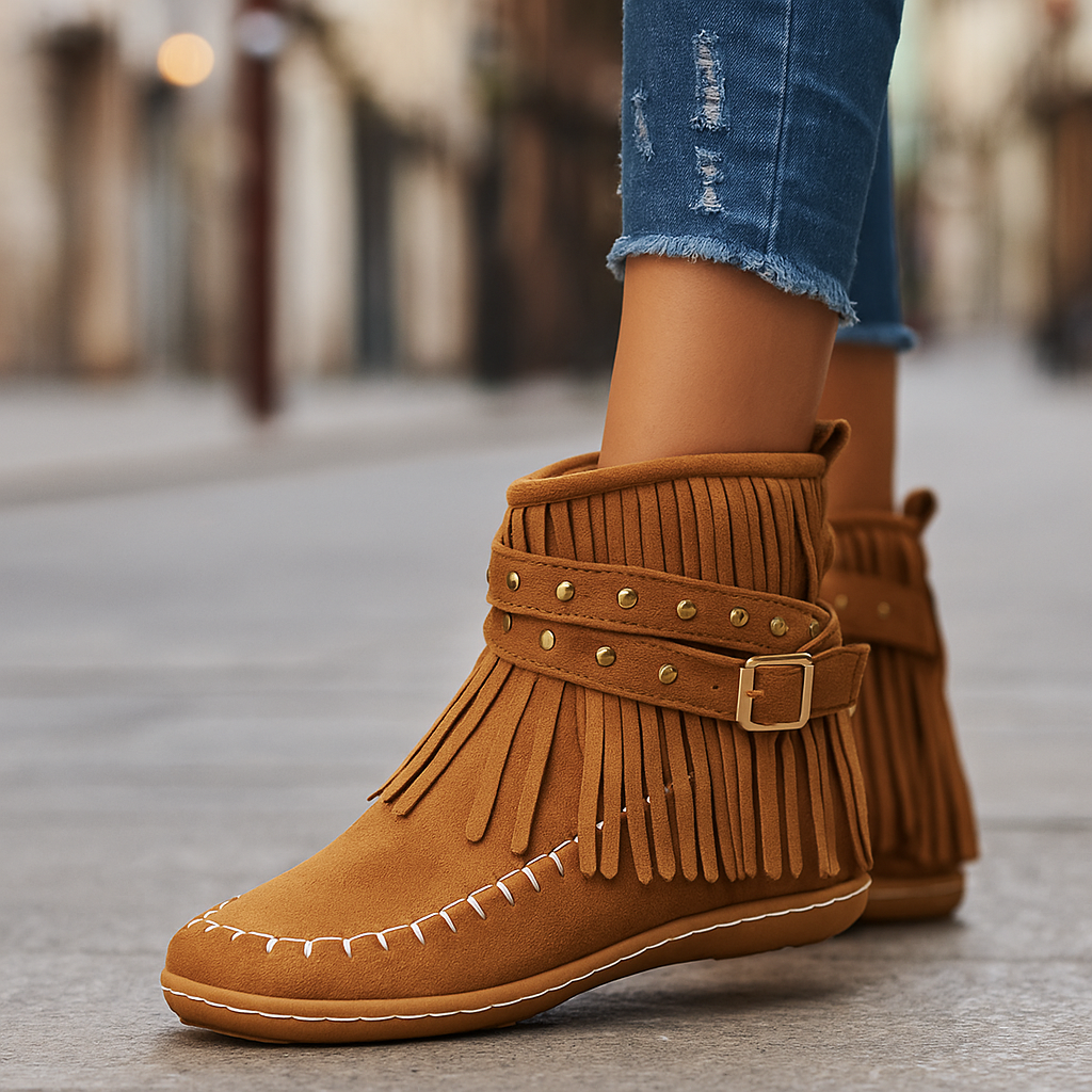Ravina Fringe Boots