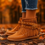 Ravina Fringe Boots