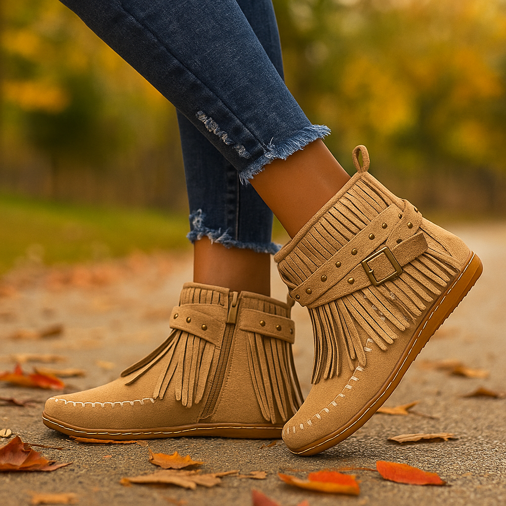 Ravina Fringe Boots