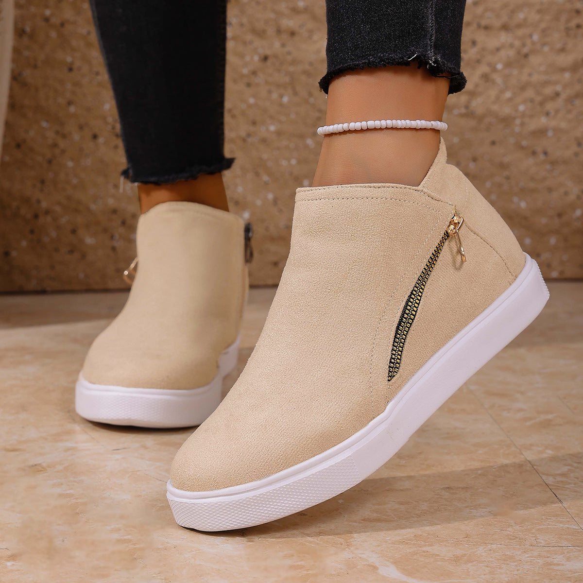 Athena Zip Sneakers