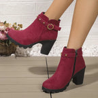 Valera Studded Block Boots