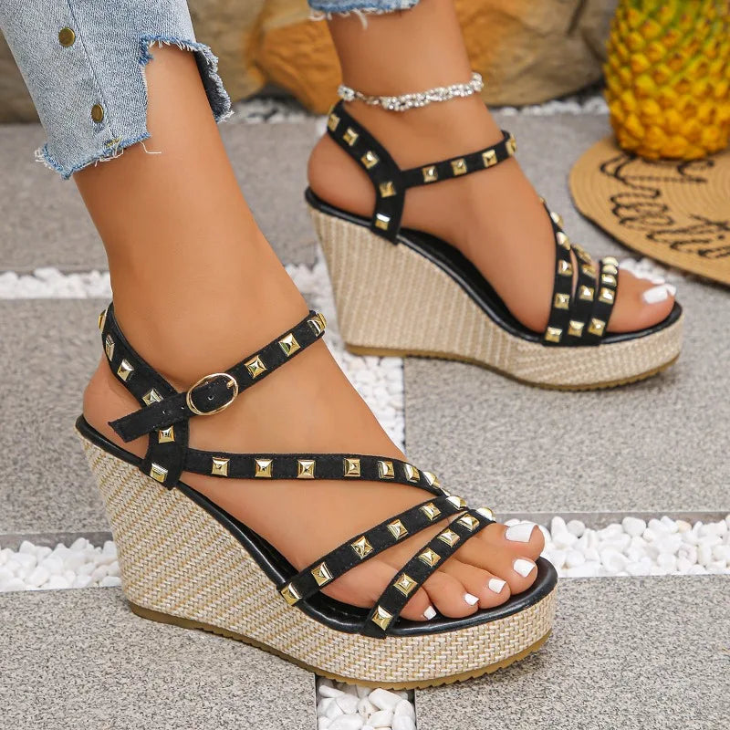 Sevara Stud Wedges