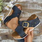 Revina Buckle Slides