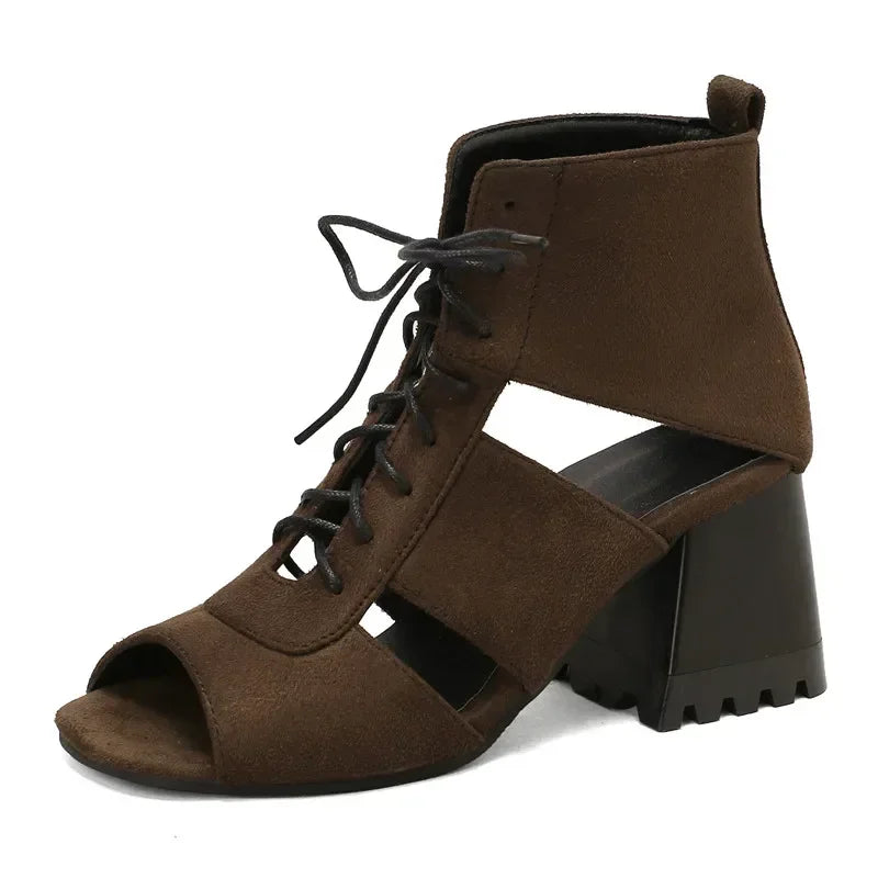Lirienne Lace-Up Heels