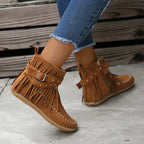 Ravina Fringe Boots