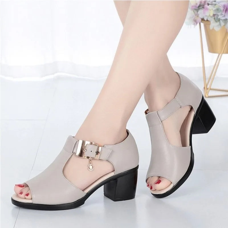Marivelle Buckle Heels
