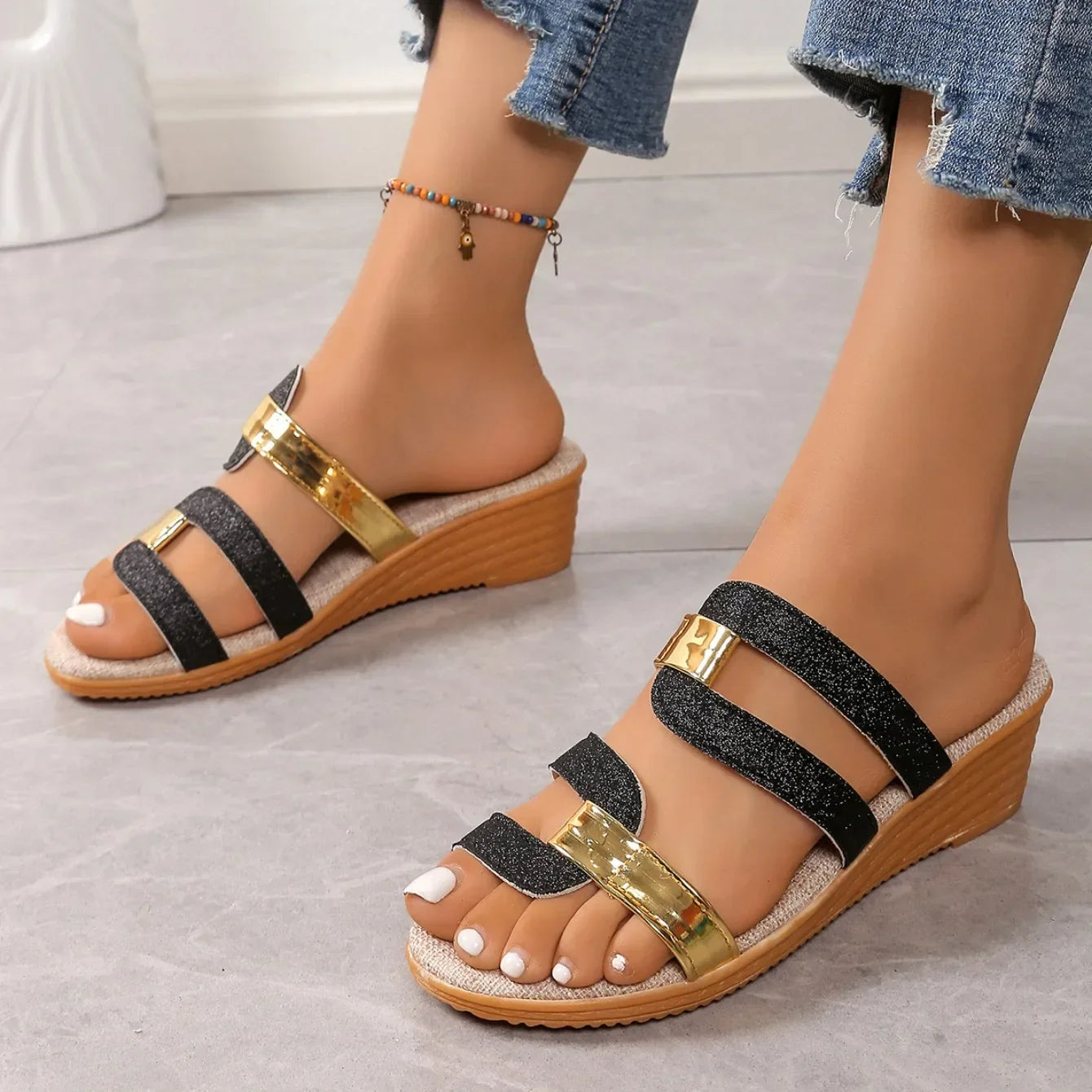 Liora Glare Sandals
