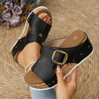 Revina Buckle Slides