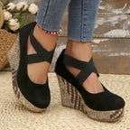 Serova Cross Wedges