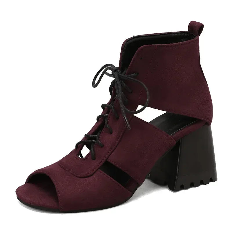 Lirienne Lace-Up Heels