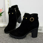 Valera Studded Block Boots