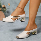 Marciana Metal Toe Heels