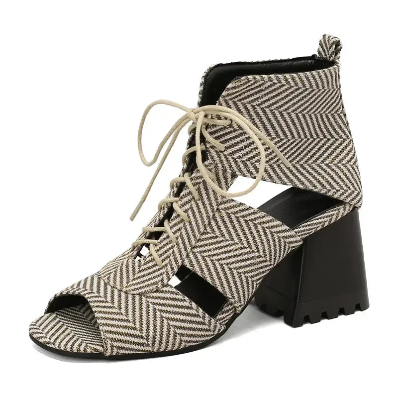 Lirienne Lace-Up Heels