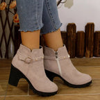 Valera Studded Block Boots