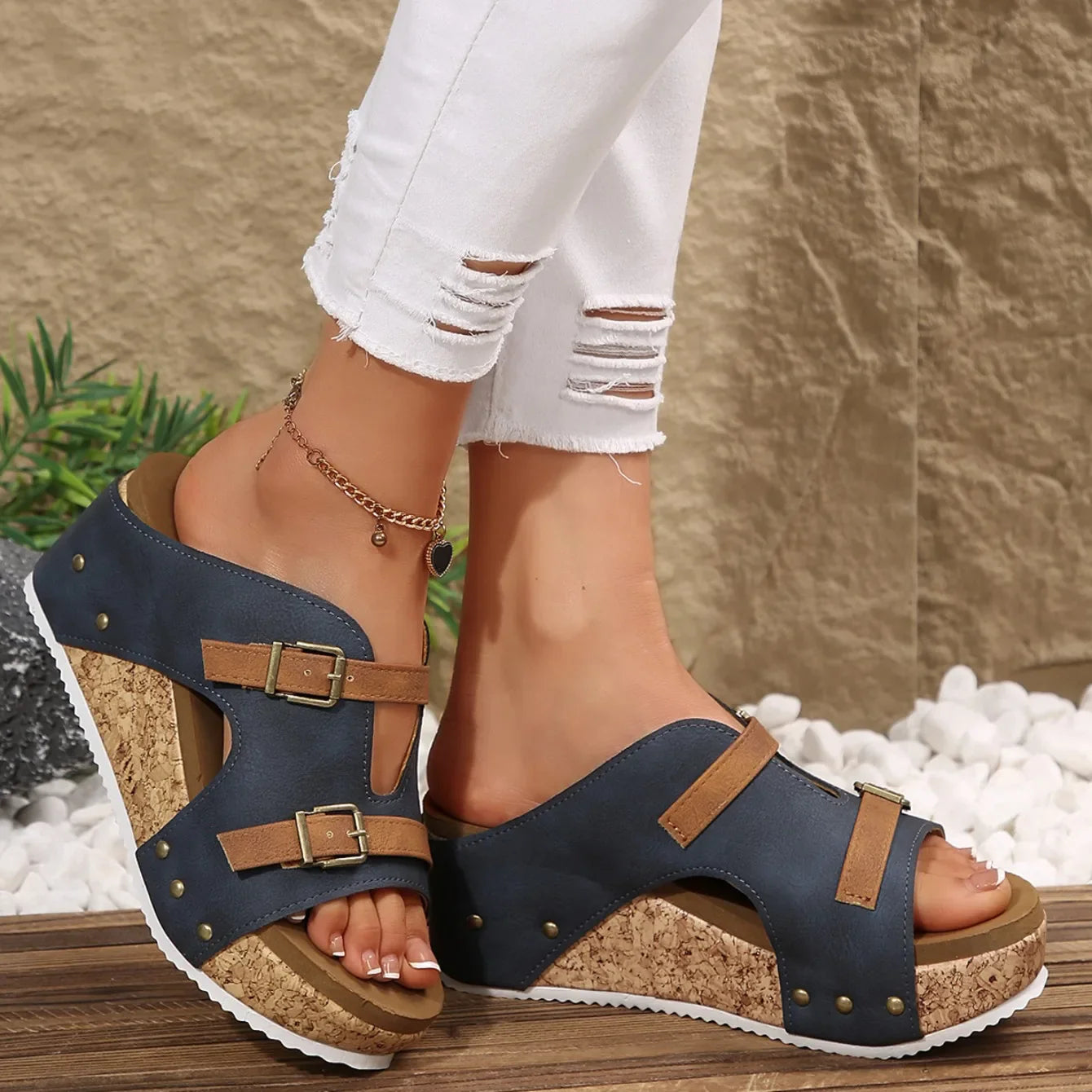 Zanira Buckle Slides