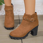 Valera Studded Block Boots