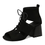 Lirienne Lace-Up Heels