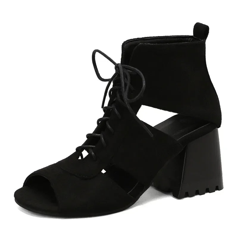 Lirienne Lace-Up Heels