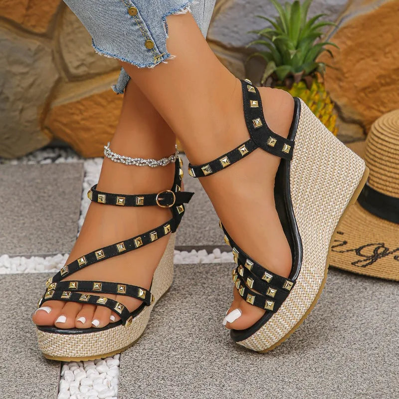Sevara Stud Wedges